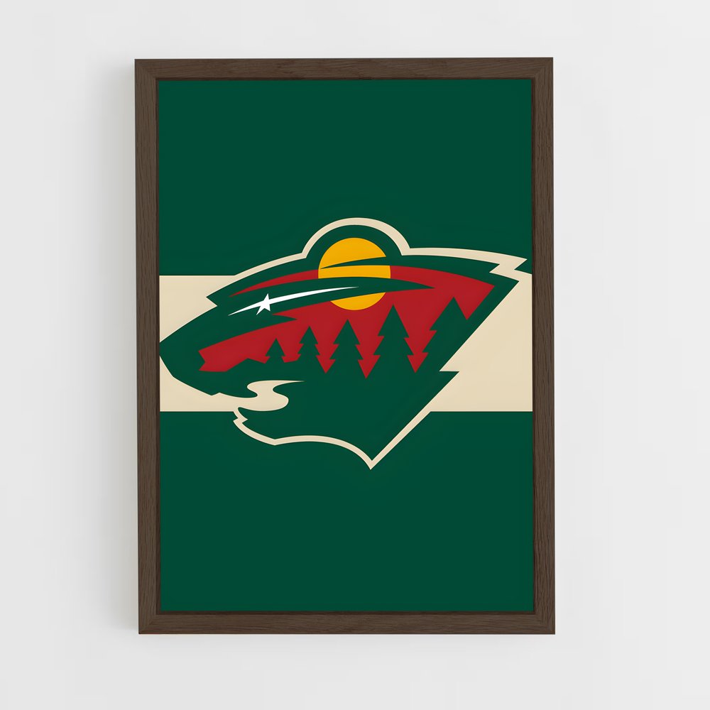 Poster Minnesota wild – affiche Hockey sur glace (vue 5)